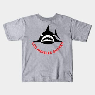 Retro Hockey - WHA - Los Angeles Sharks Hockey Team Kids T-Shirt